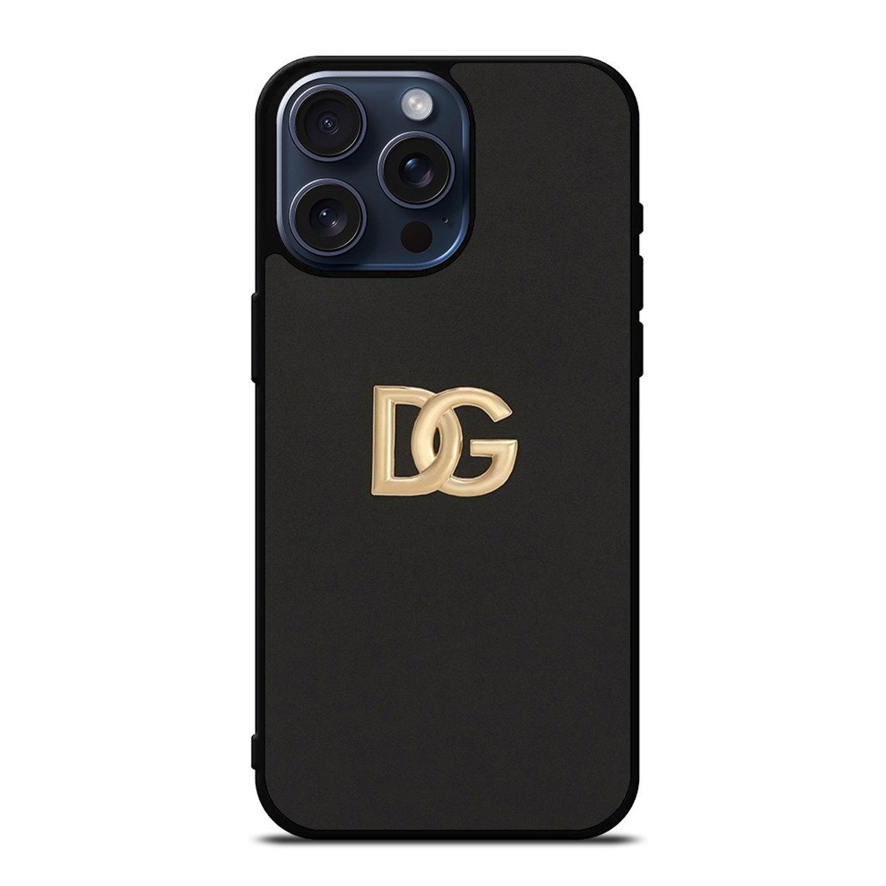 DOLCE AND GABBANA ロゴプレート iPhone 15 Pro Max カバー DOLCE AND GABBANA BLACK GOLD iPhone 15 Pro Max Case Cover